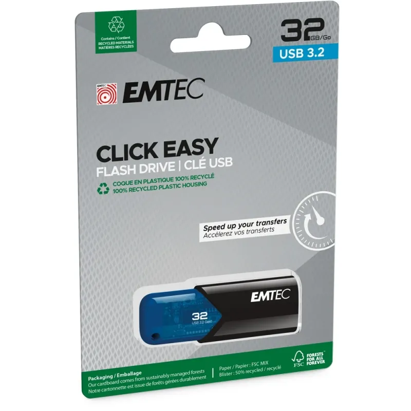 Emtec USB3.2 Click Easy B110 32GB