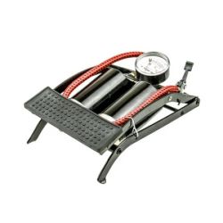 Gaisa pumpis ar manometru, ar 2 pompām