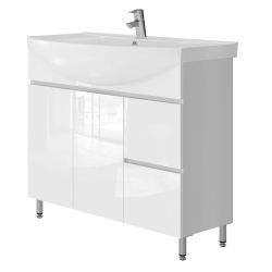 Vannitoakapp Monika 100 valamuga