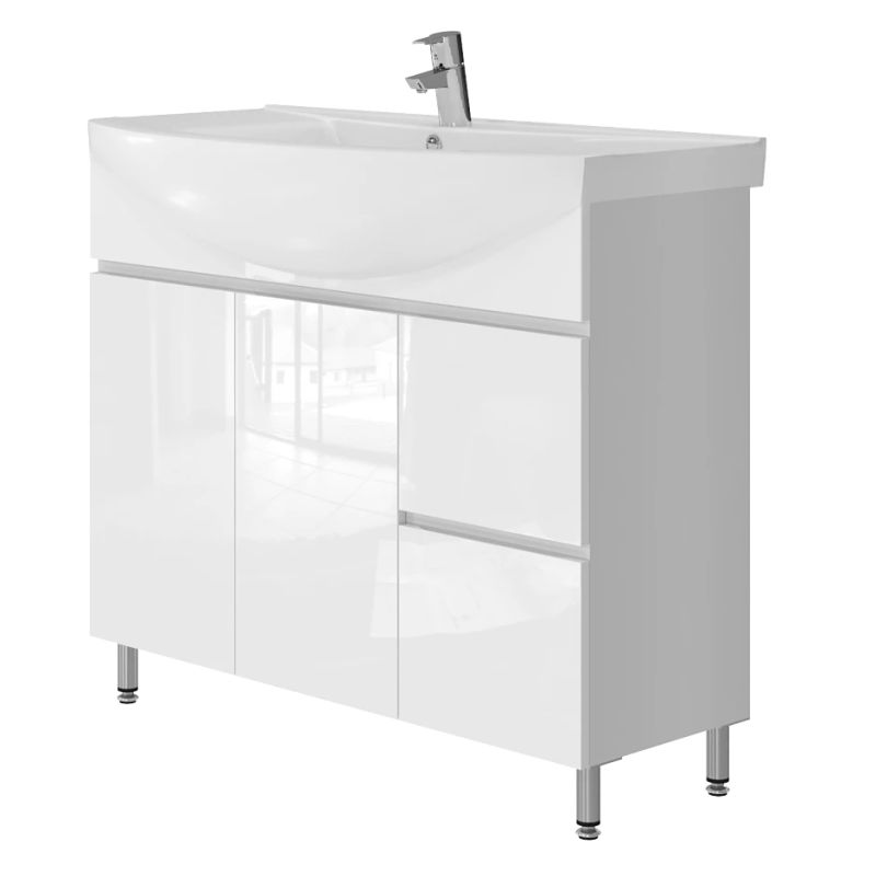 Vannitoakapp Monika 100 valamuga