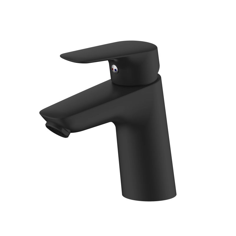 Maisītājs keramiskai izlietnei Vento Prato melns