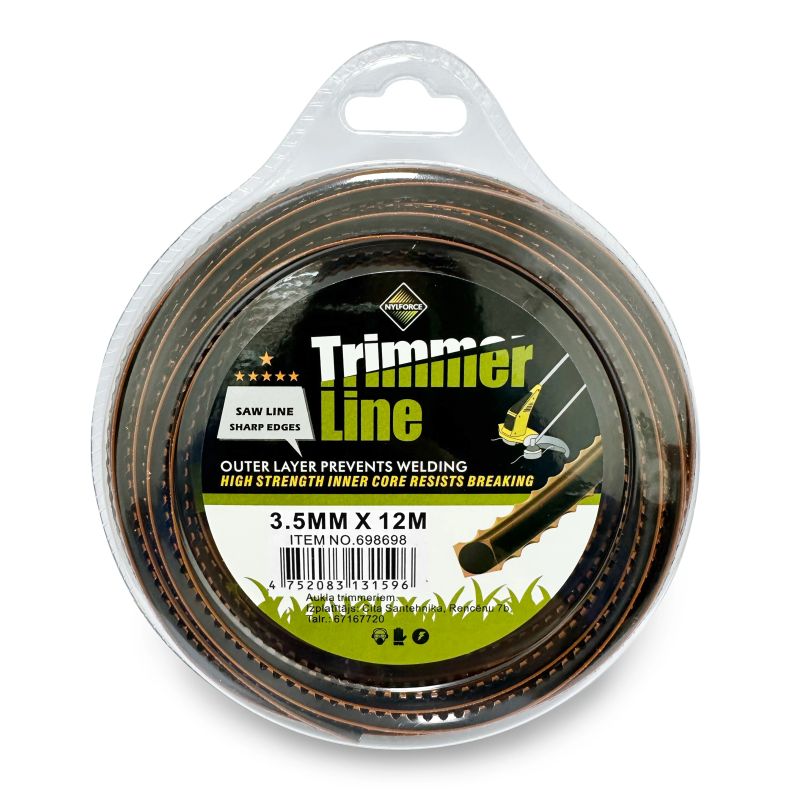 Aukla trimmerim SAW LINE, D-3.5mm x 12m