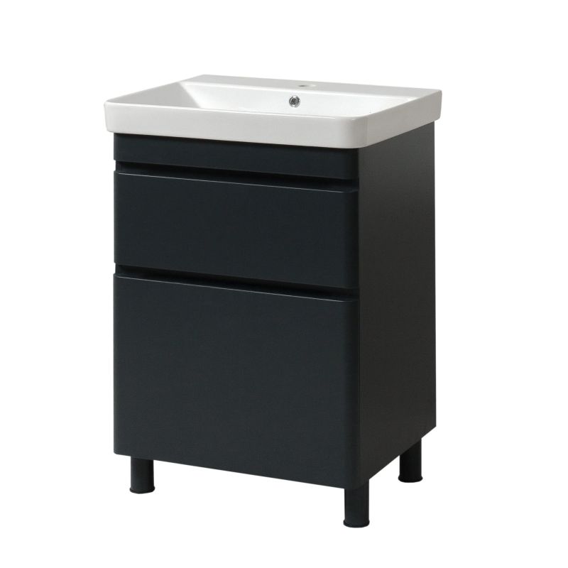 Vannas skapis VIVACE ar izlietni Vivace 60 Antracīts