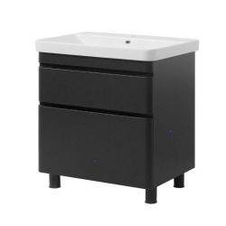 Vonios apatinė spintelė Vivace su kriaukli Vivace 80 Antracitas