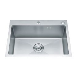 Nerūsējoša tērauda izlietne VENTO 60X50X22 ,iegriežama, satīna