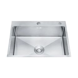 Nerūsējoša tērauda izlietne VENTO 50X44X22 ,iegriežama, satīna