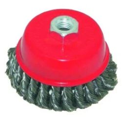 Koniskā birste M14, D-100 mm, žņaugveida