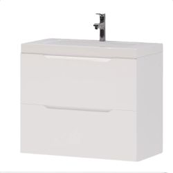 Vannas skapis Sevilla 60 ar izlietni Sava 60 balta