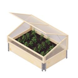 Mini siltumnīcas vāks 120x80cm natural