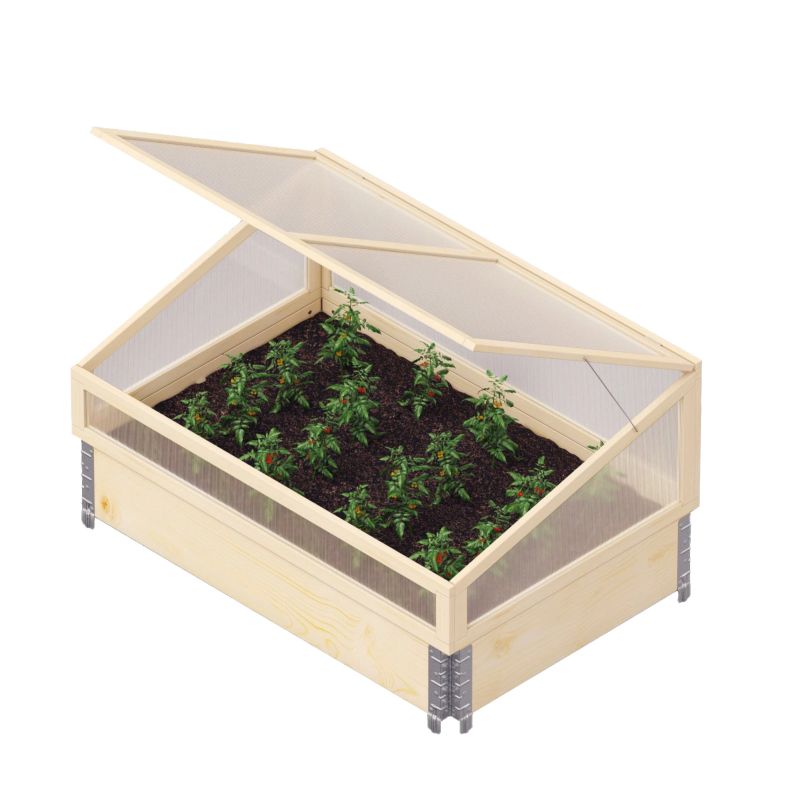 Mini siltumnīcas vāks 120x80cm natural