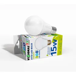 Augalų auginimo lemputė Integruota LED, E27, ultravioletinė, E27, 15 W, 28.39 lm