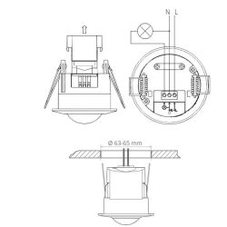 Augstfrekvenču sensors wavo hf-360-16aw