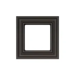 Рамка на одно место Liregus Retro, матовый коричневый