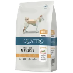 Sausā suņu barība Quattro Adult All Breed, vistas gaļa, 3 kg