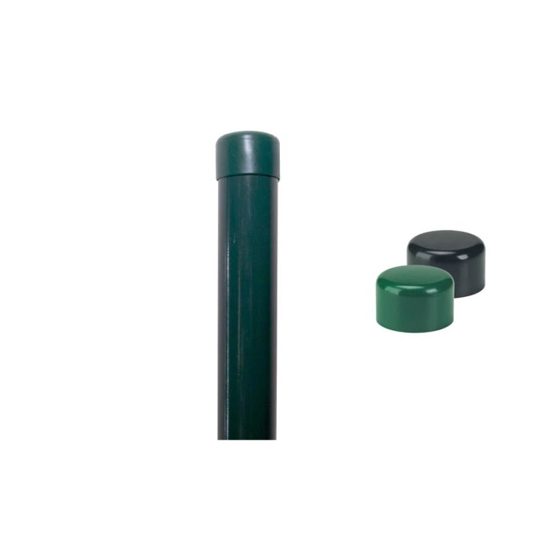 Cepurīte stabam noapaļ.d48mm zaļa 3 gb