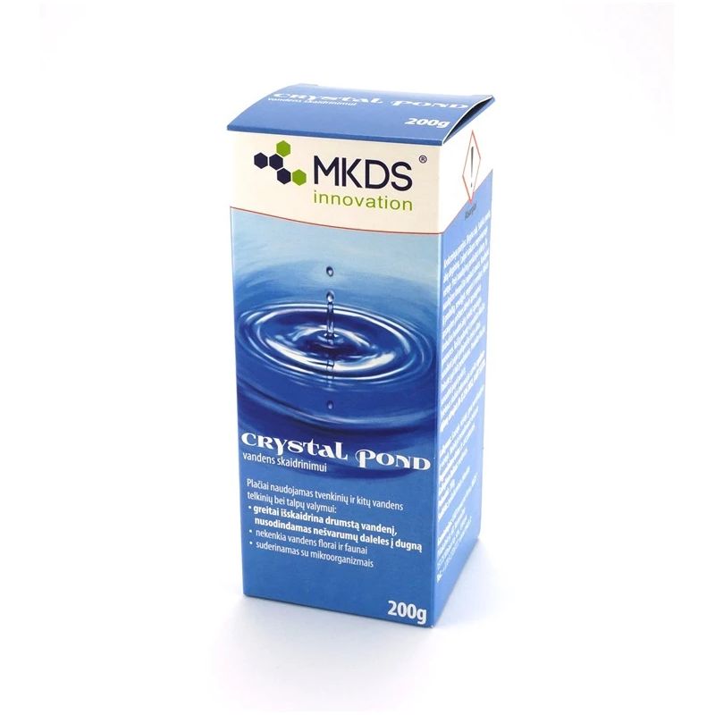 Attīrītājs dīķa crystal pond 200g