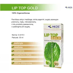 Aktyvinamoji paviršiaus medžiaga Mkds Lip Top 3005830, 30 ml