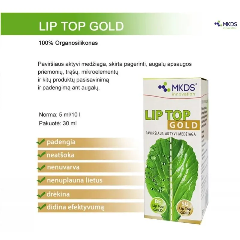 Aktivizējošs virsmas materiāls Mkds Lip Top 3005830, 30 ml