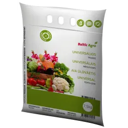 Mēslojums dārzam, dārza augiem Baltic Agro, granulēts, 7.5 kg