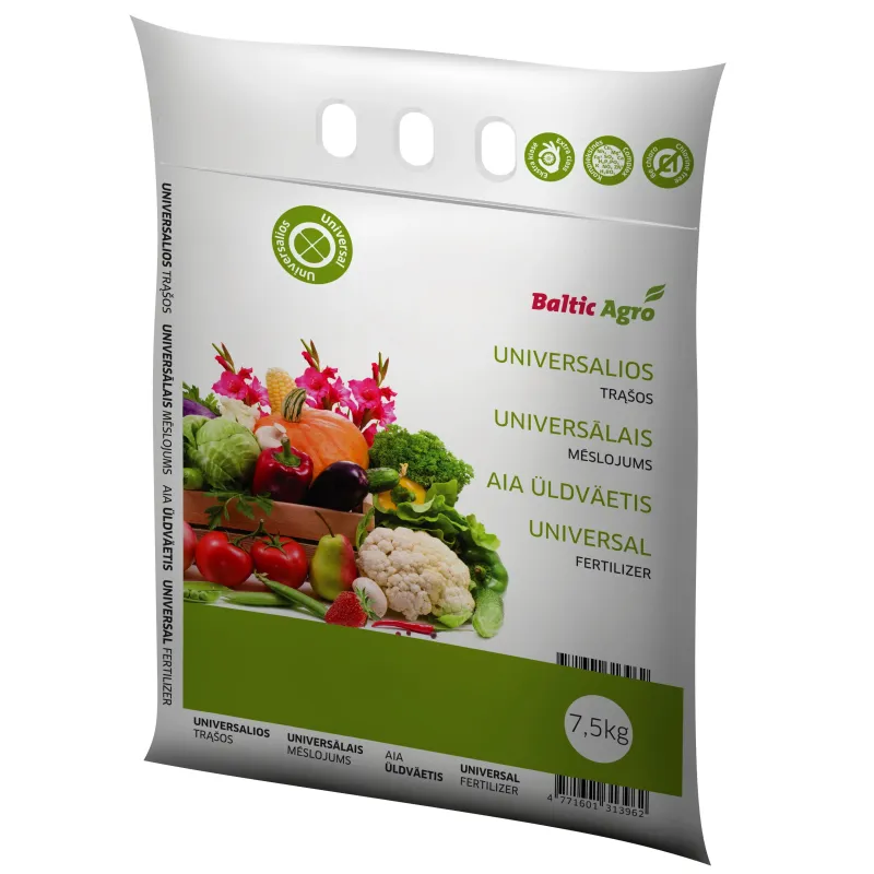 Mēslojums dārzam, dārza augiem Baltic Agro, granulēts, 7.5 kg