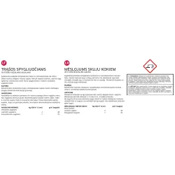 Trąšos visžaliams augalams, spygliuočiams Baltic Agro, granuliuotos, 7.5 kg