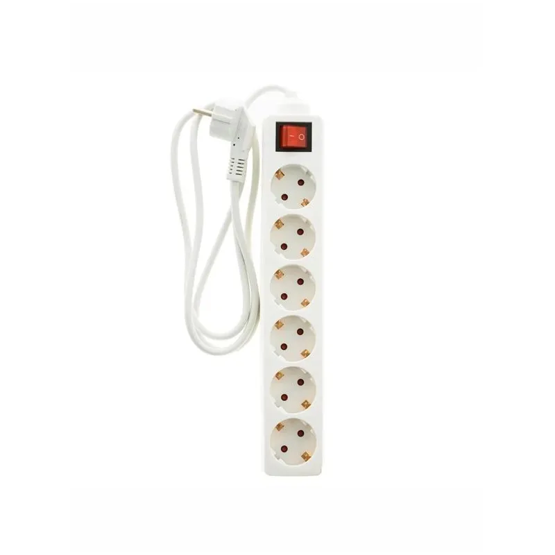 Pagarinātājs Okko, 3 x 1 mm², 1.5 m, 6 ligzdas