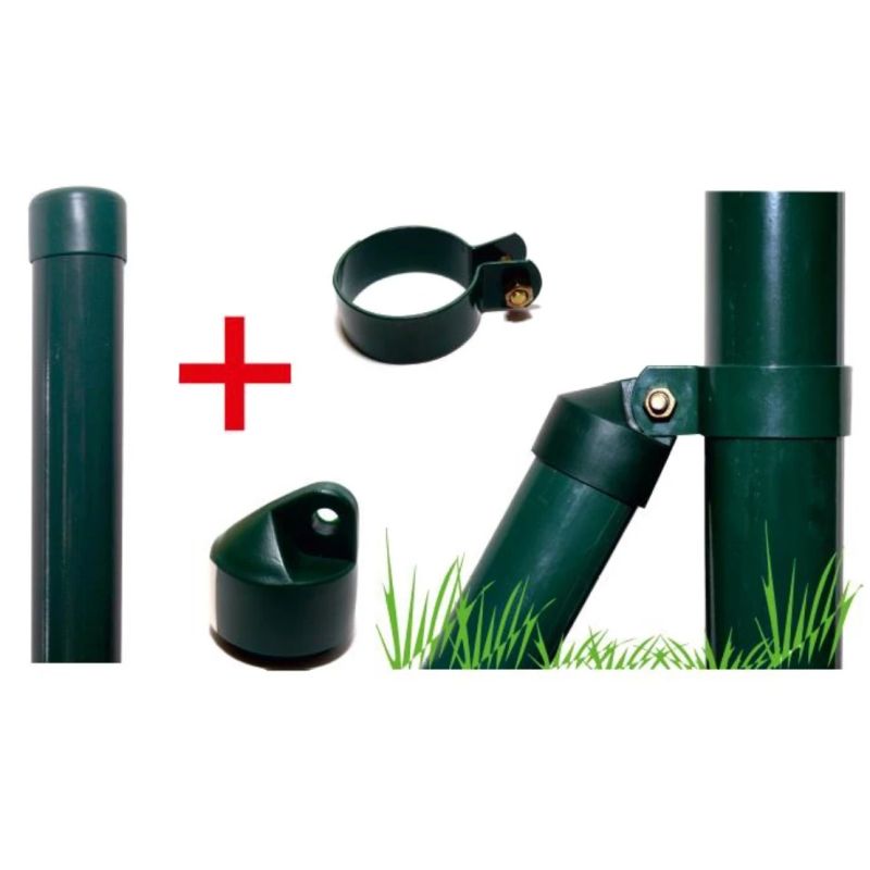 Stiprinājums stabam ap. d38mm ral6005