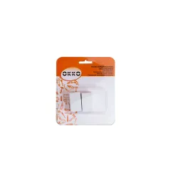 Savienojums Okko 8P8C-8P8C, RJ45, pelēka krās., 2 gab.