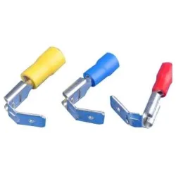 Наконечник кабеля Okko PBDD1.25-250, 0,5–1,5 mm², 0.8×6.35 mm, 50 шт.