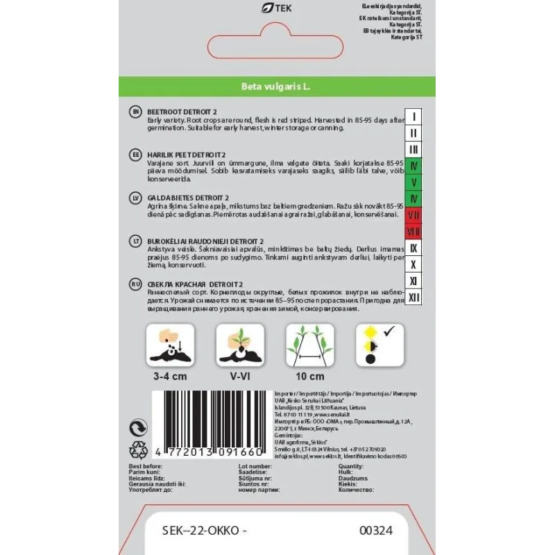 Seemned Okko, peet Detroit 2, 3 g