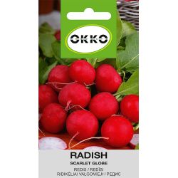 Sēklas redīsi scarlet globe okko