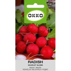 Семена Okko, редис Scarlet Globe, 3 г
