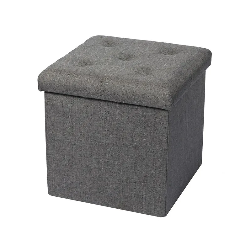 Pufas Domoletti XYF15447BE, pilka sp., 38 cm x 38 cm x 37.5 cm