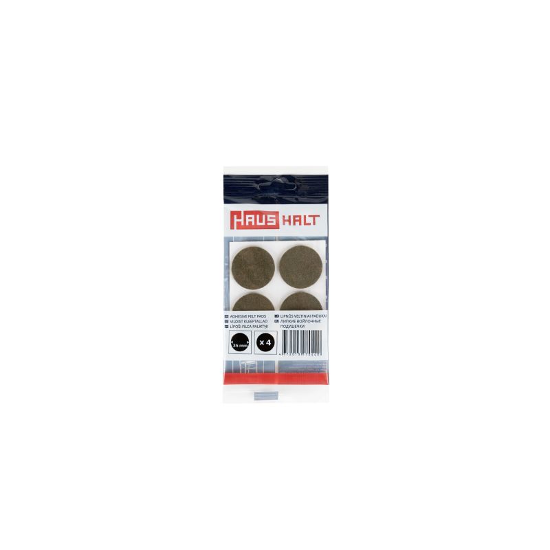 Paliktnis filca d35 brūns 4gab