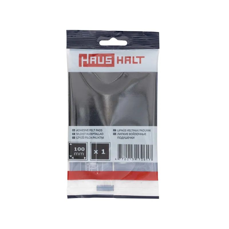 Baldų padukas Haushalt, juoda sp., 10 cm x 10 cm