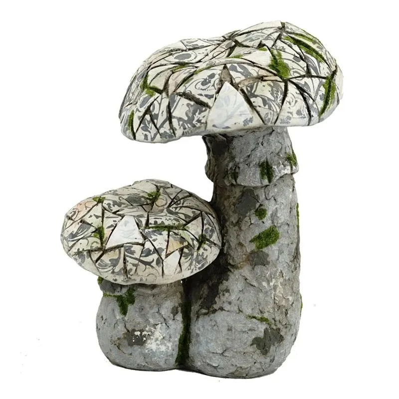 Dārza apdare Sēnes 122HY19039, 31 cm x 26 cm x 41.5 cm, pelēka krās.