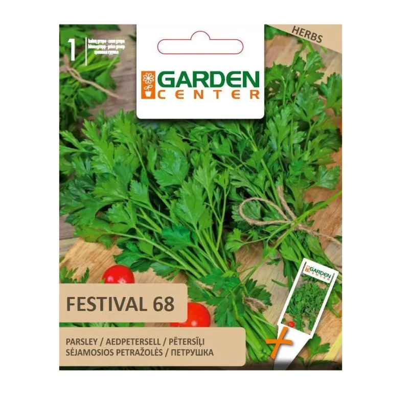 Sēklas Garden Center pētersīļi Festival 68, 2 g