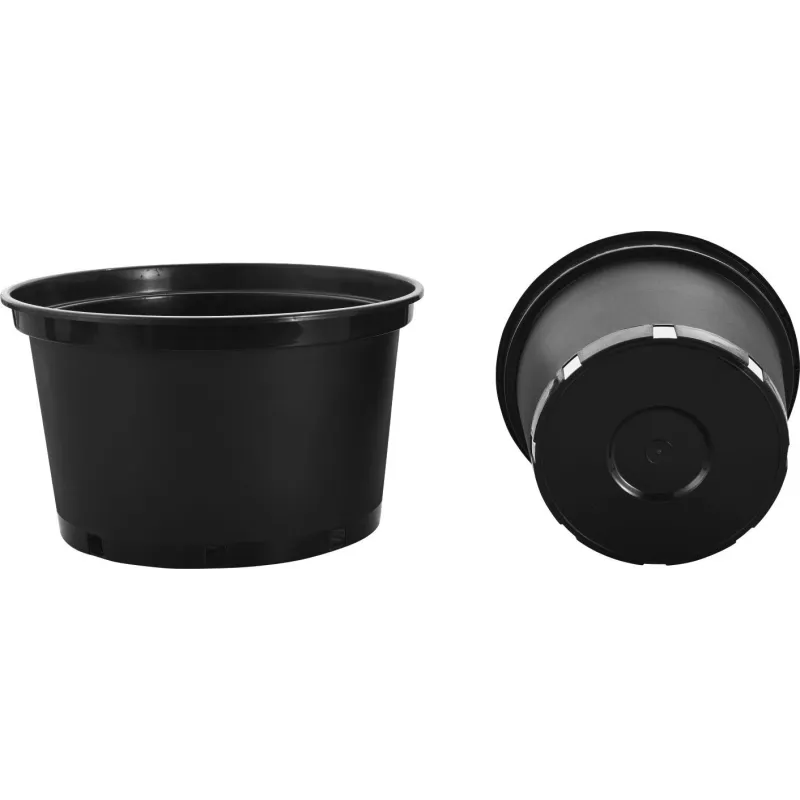 Stādīšanas pods Garden Center JA23, plastmasa, melna krās.