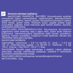 Amonija sulf.nitrāts slāpeklis 26% 2kg