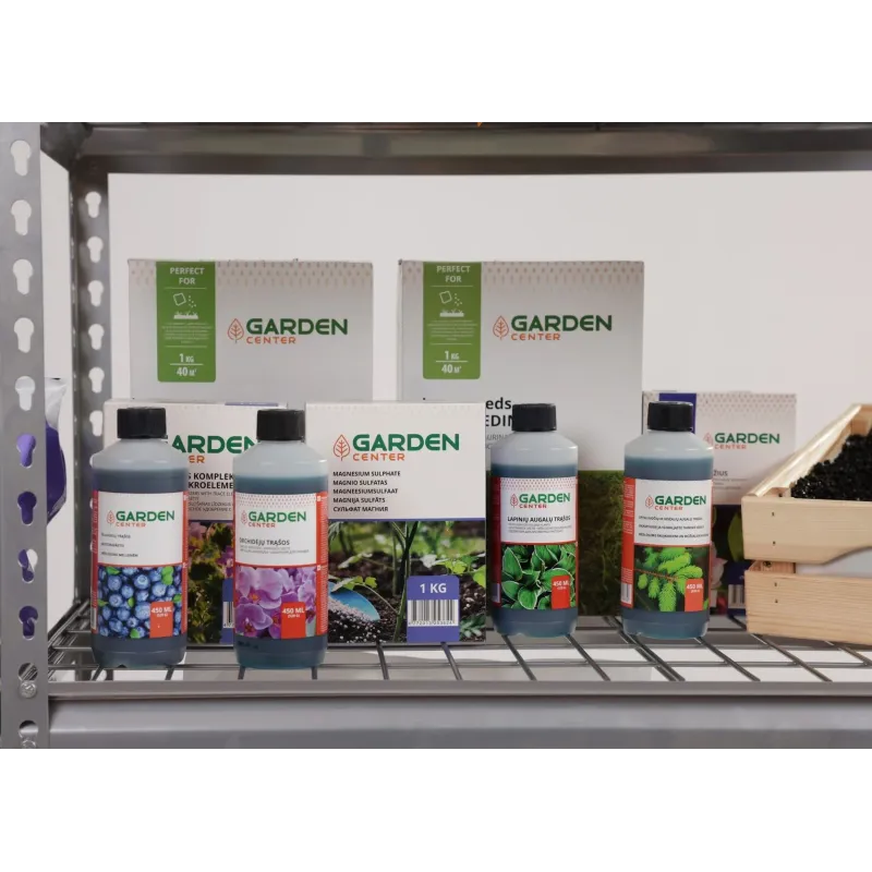 Mēslojums lauka augiem mellenēm Garden Center, šķidrums, 0.45 l