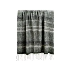 Pledi Domoletti TH220190, zaļa krās.-pelēka krās., 125 cm x 150 cm