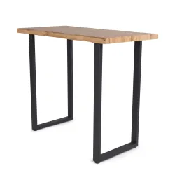 Laud Domoletti U LEGS, must v.-puidu v., 120 cm x 60 cm x 100 cm