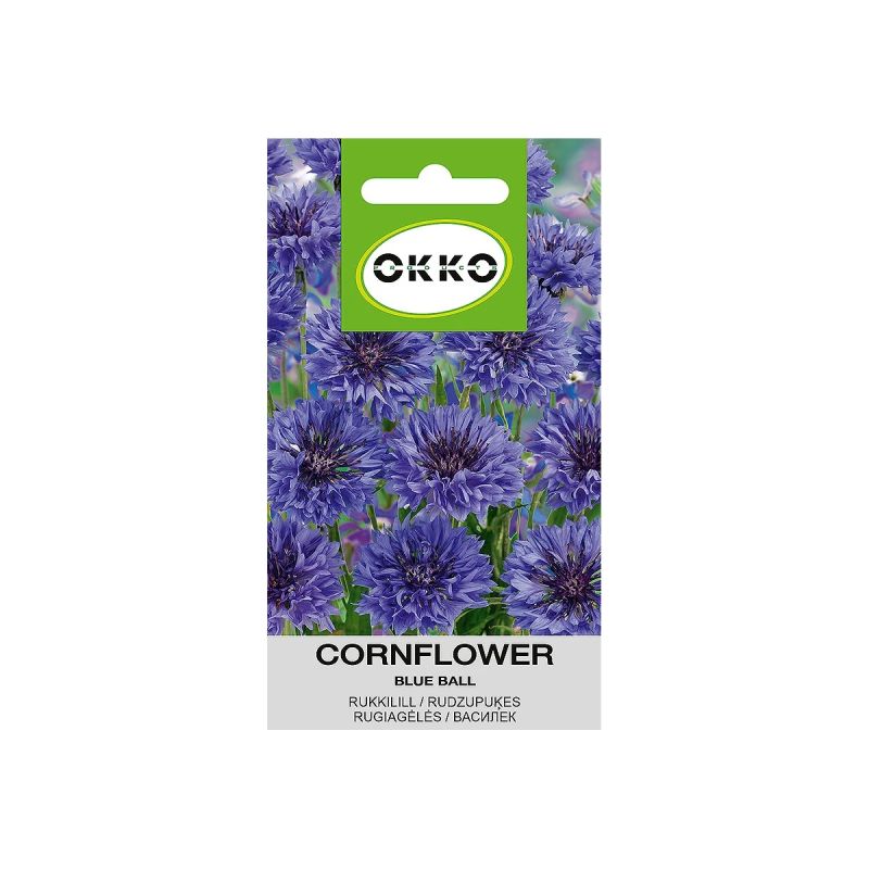 Sēklas ziedu rudzupuķes blue ball 0.5g