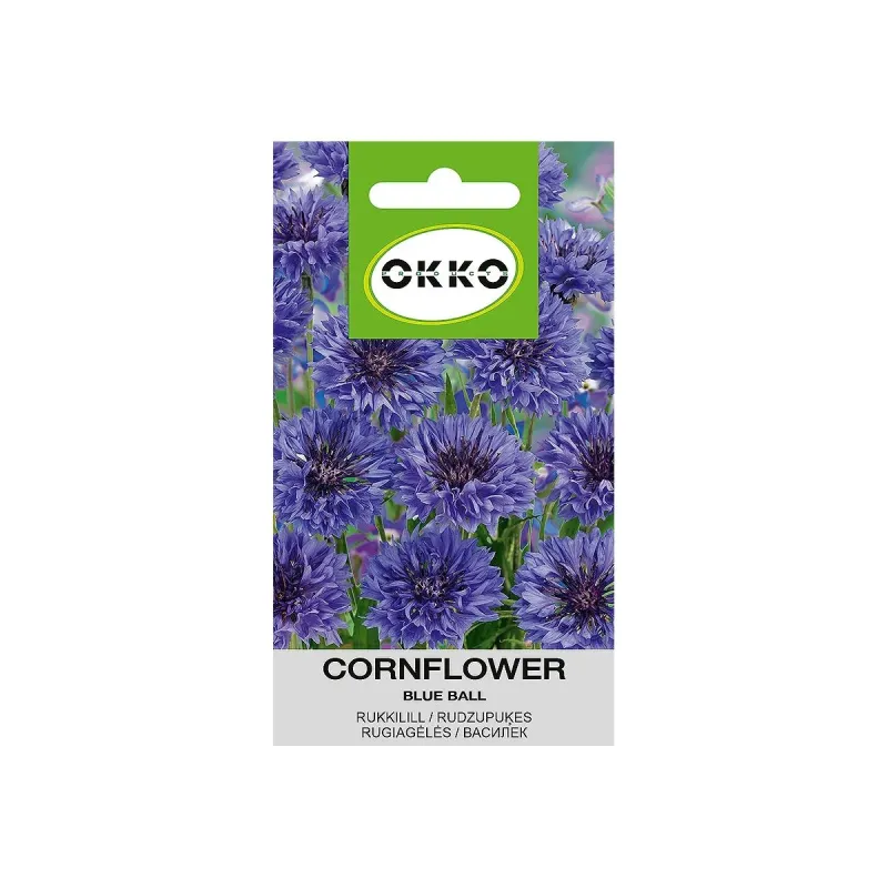 Sėklos Okko rugiagėlė BLUE BALL, 0.5 g