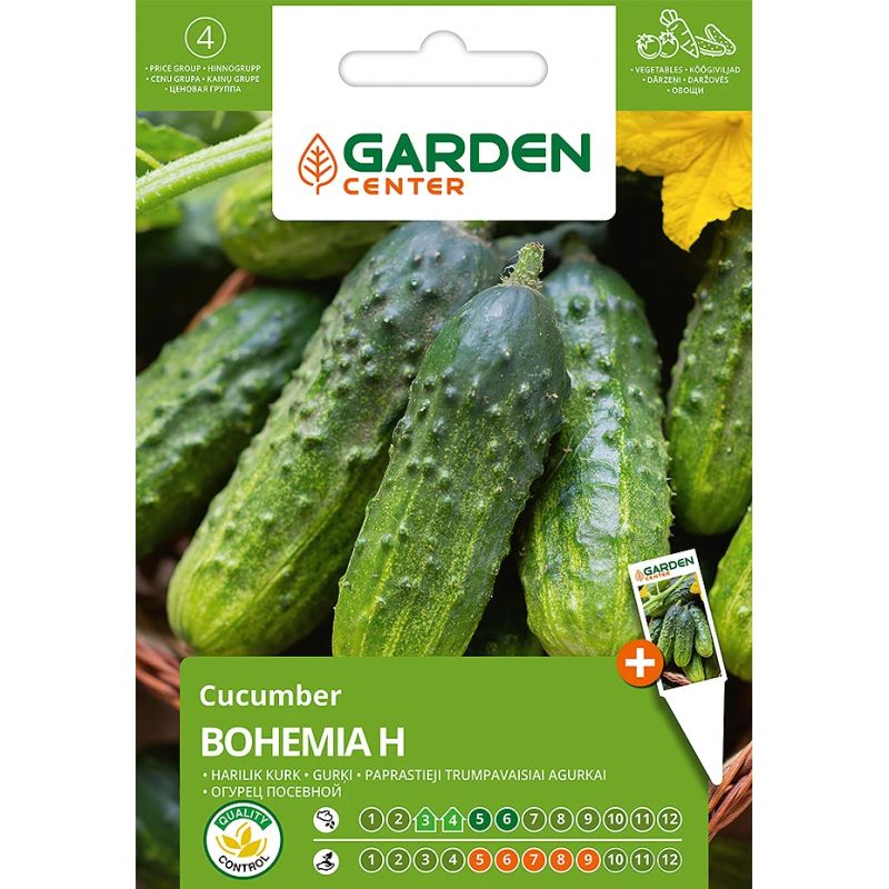 Sēklas dārzeņu gurķi bohemia h 0.5g