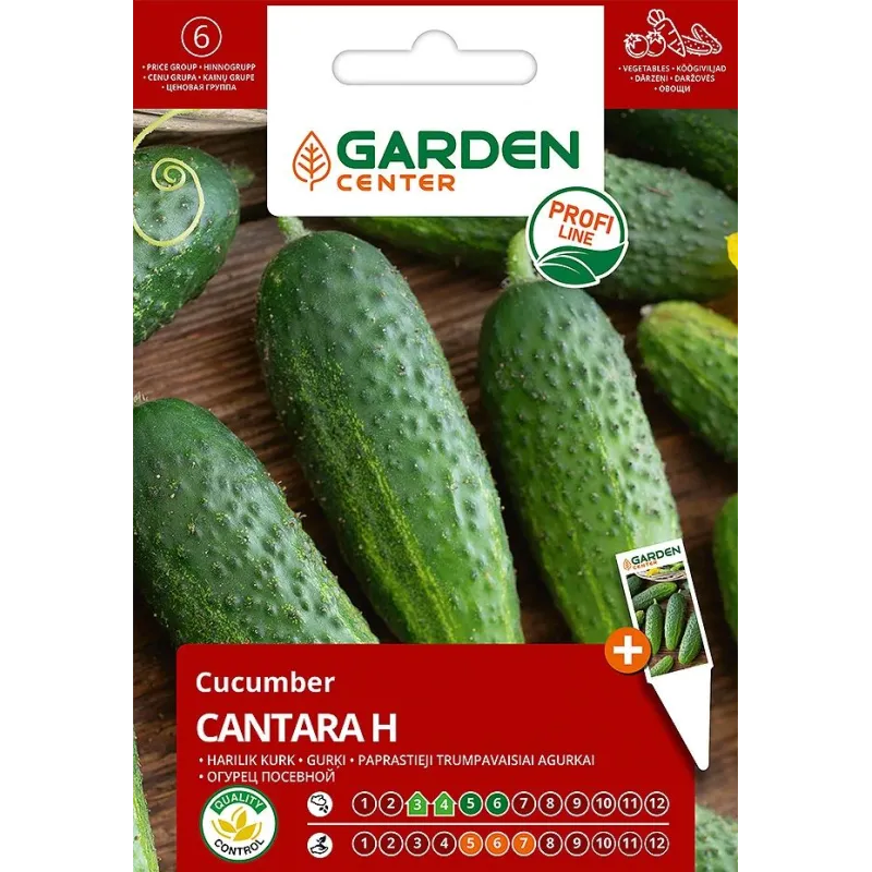 Sēklas Garden Center, gurķi CANTARA H, 0.5 g