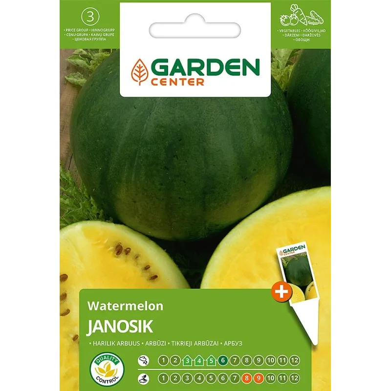 Sēklas Garden Center, arbūzi JANOSIK, 1 g
