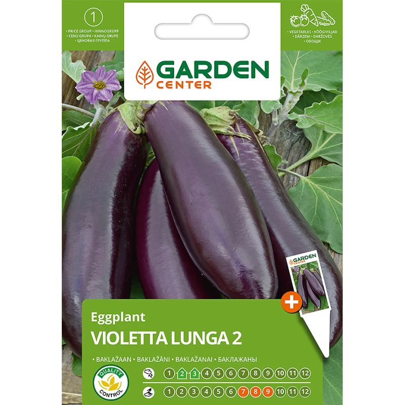 Sēklas baklažāni violetta lunga 2 0.2g