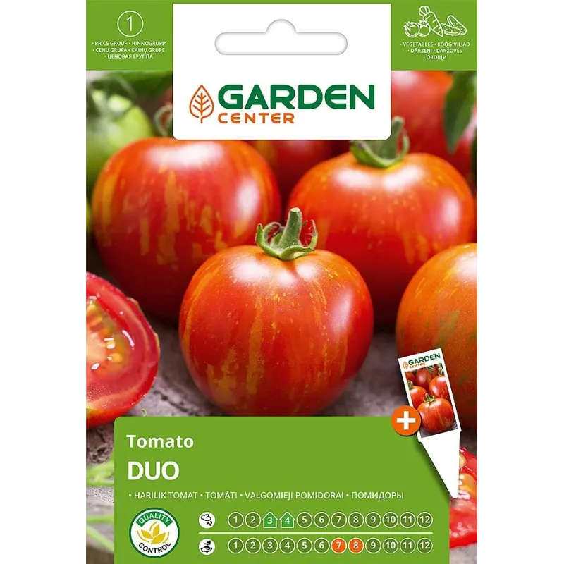 Sēklas Garden Center, tomāti DUO, 0.1 g