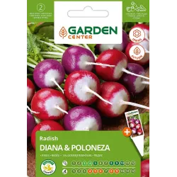 Семена Garden Center, редис DIANA AND POLONEZA, 3 г